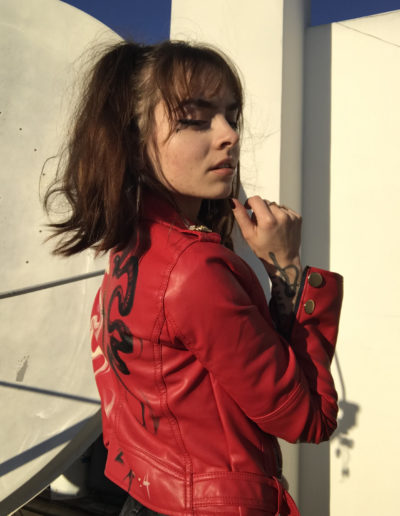 Painted Leather Jacket