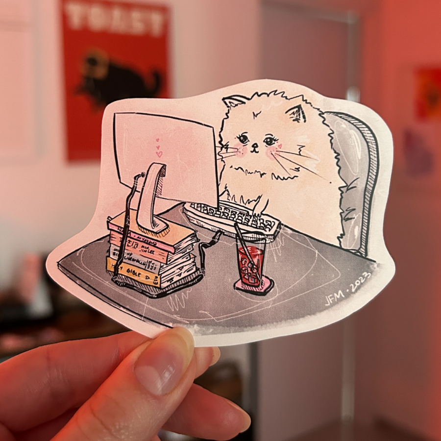 GirlBoss Kitty Sticker